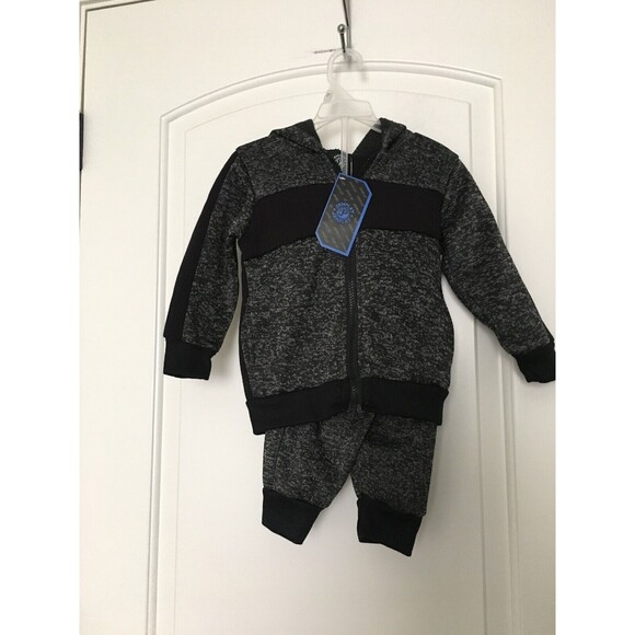2pc Jamplay Toddler Boys Child Jogging Track Suit Outfit Size 2T - Picture 1 of 15